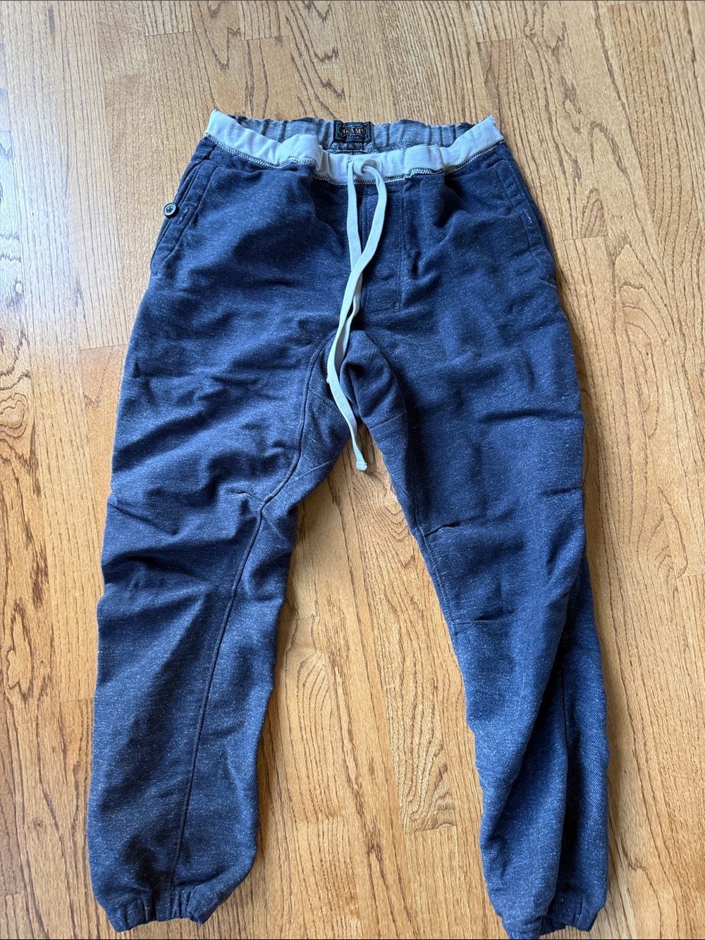 Men's Dark Navy Drawstring Jogger Sweatpants